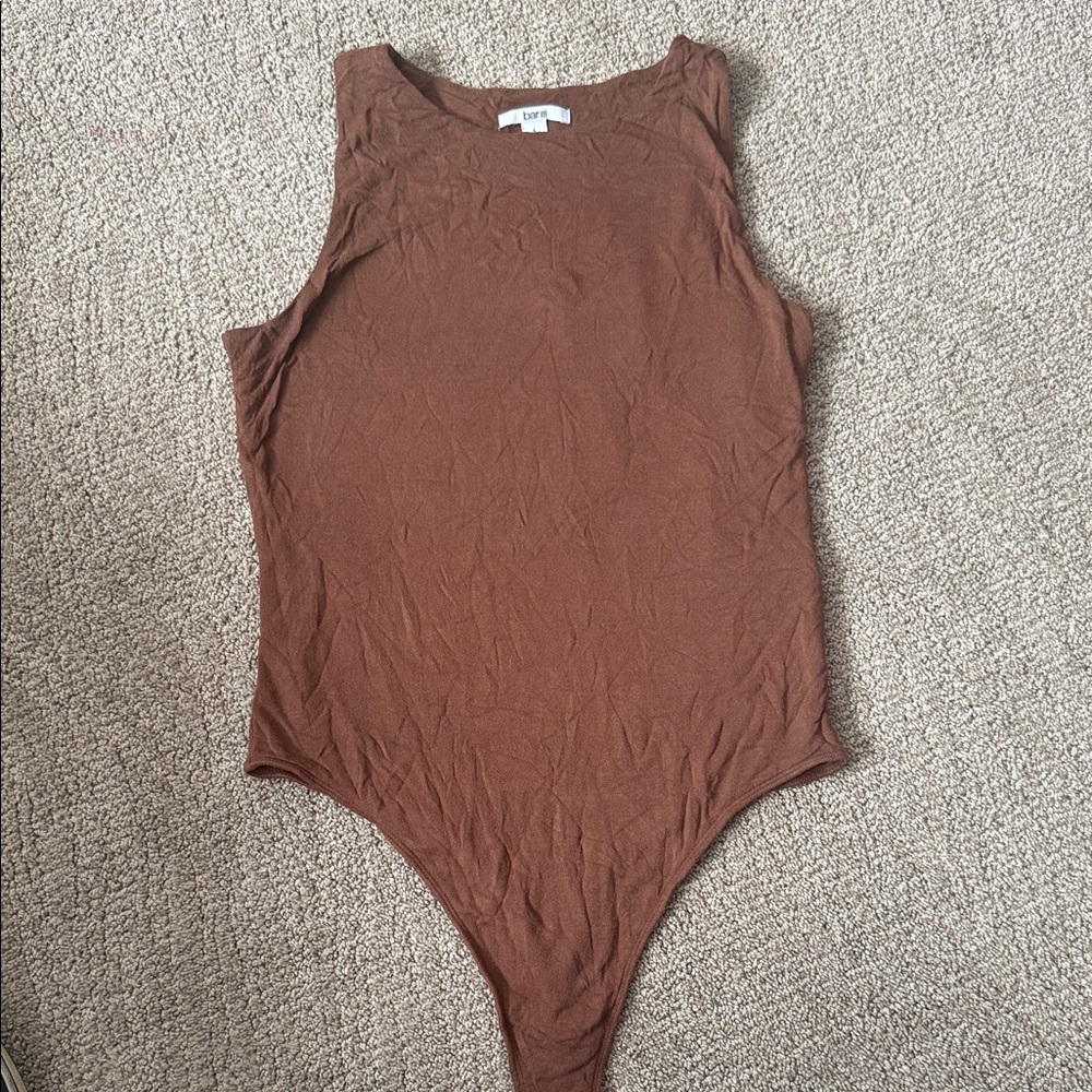Bar III Chocolate Brown Kids Bodysuit